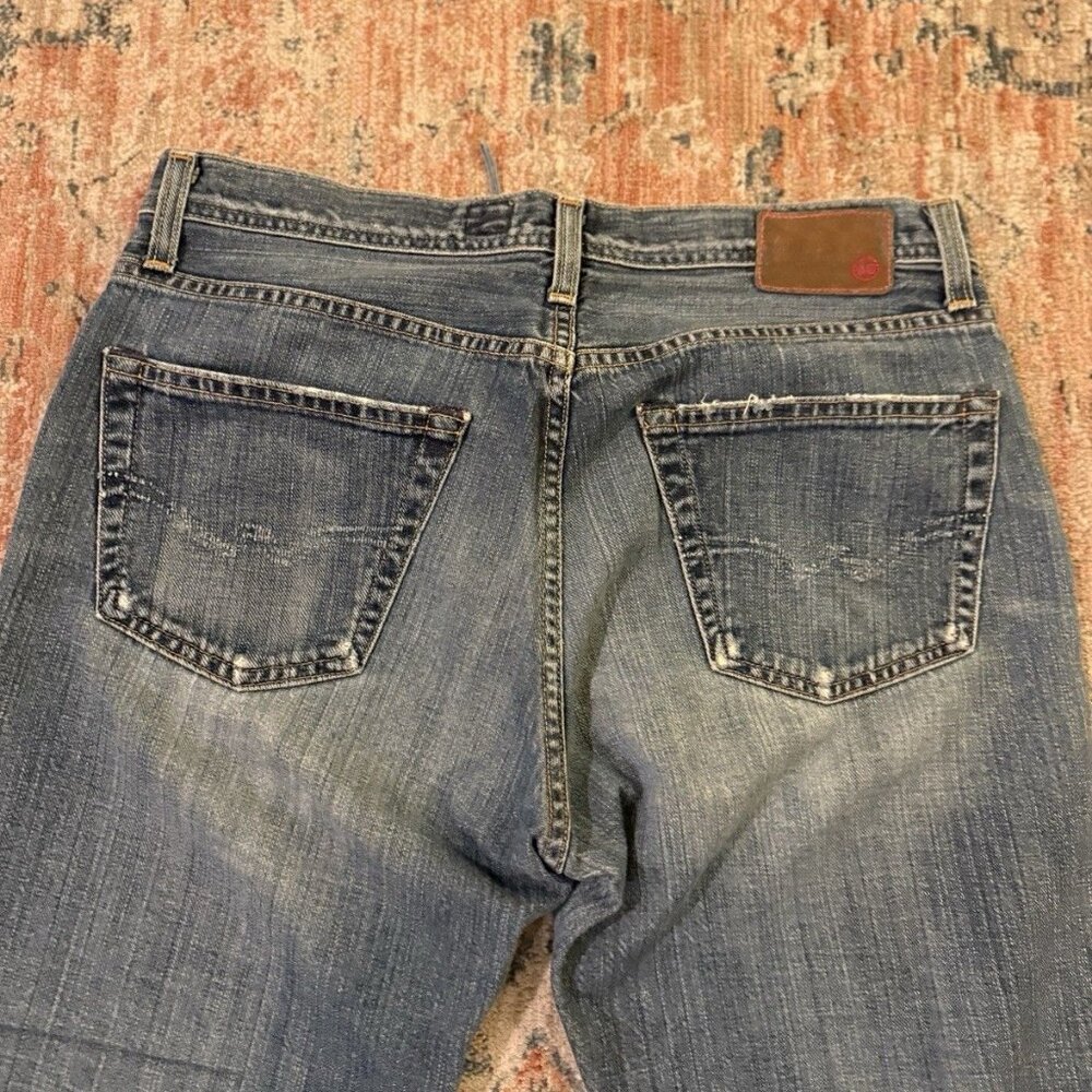 Adriano Goldschmied Jeans Mens 33 x 28.5 Blue Denim The Fillmore Made In USA - Picture 10 of 10